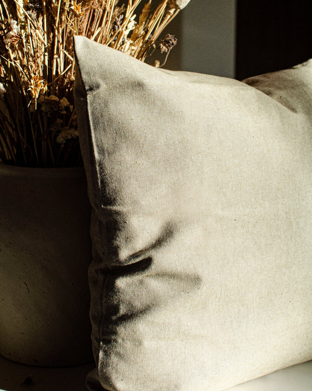 Bavlněný recyklovaný polštář Oat