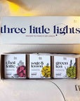 Set čajových svíček - Three little lights