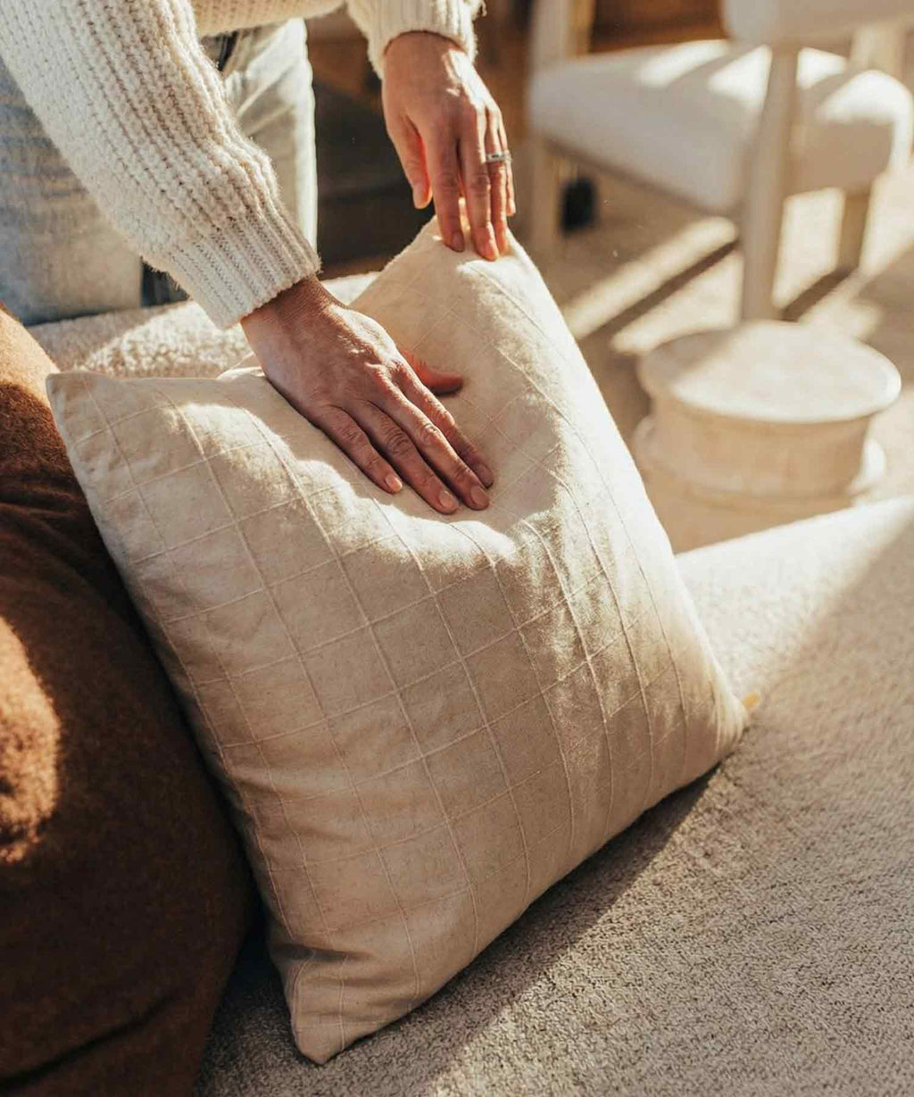 Recyklovaný polštář Almond