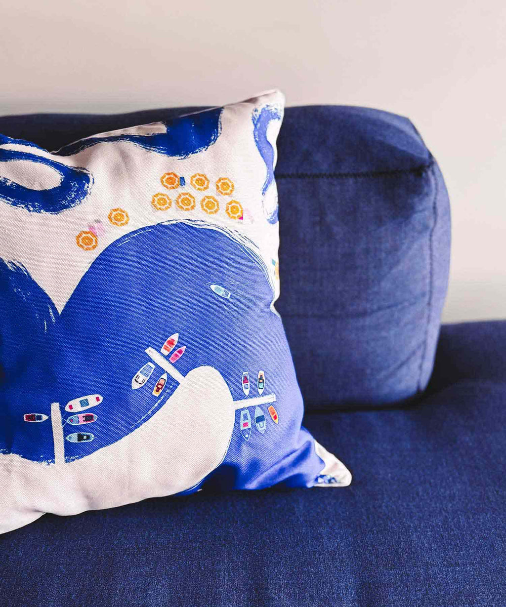 Polštář z recyklovaných PET vláken Bayo