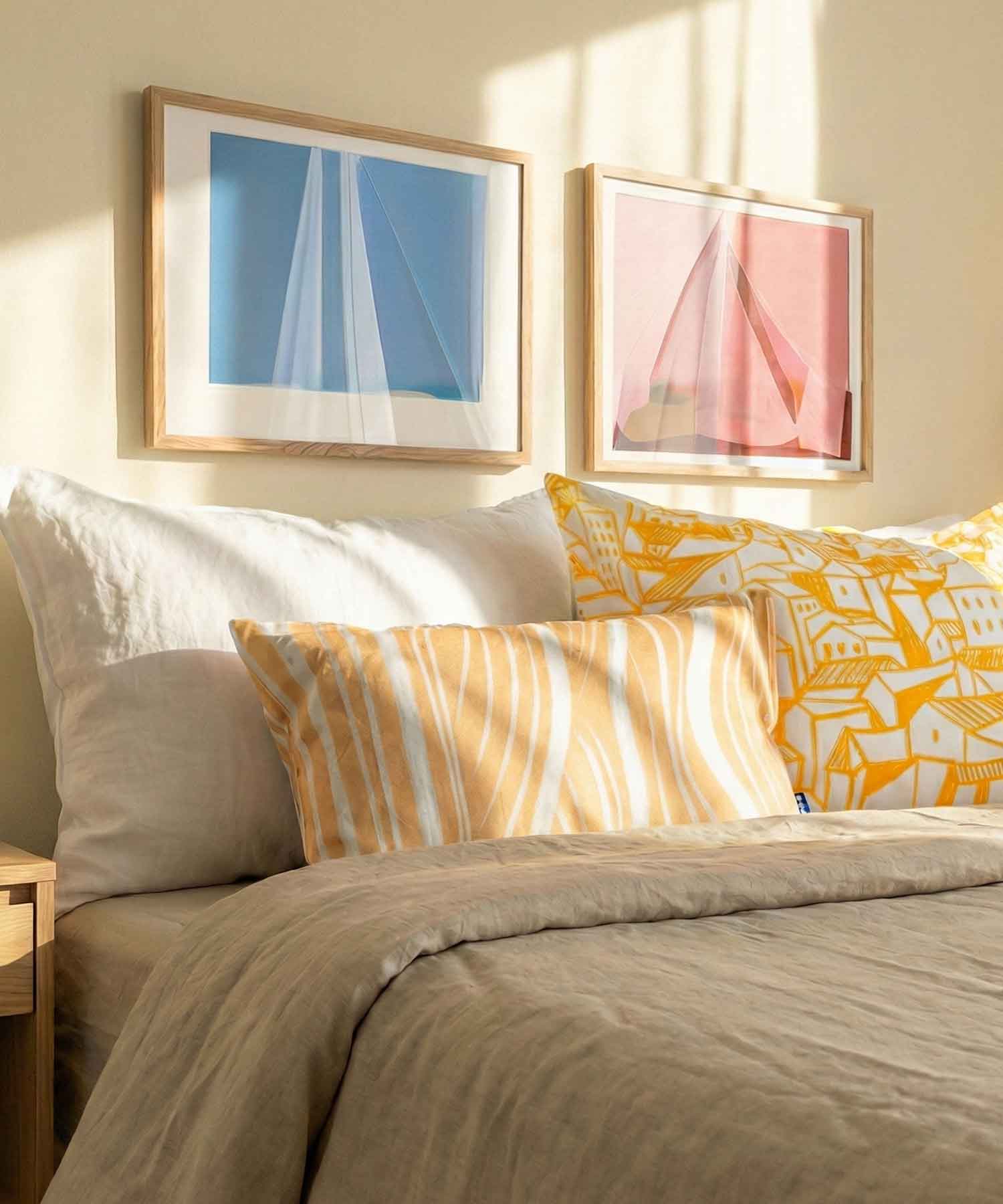 Bavlněný recyklovaný polštář Field