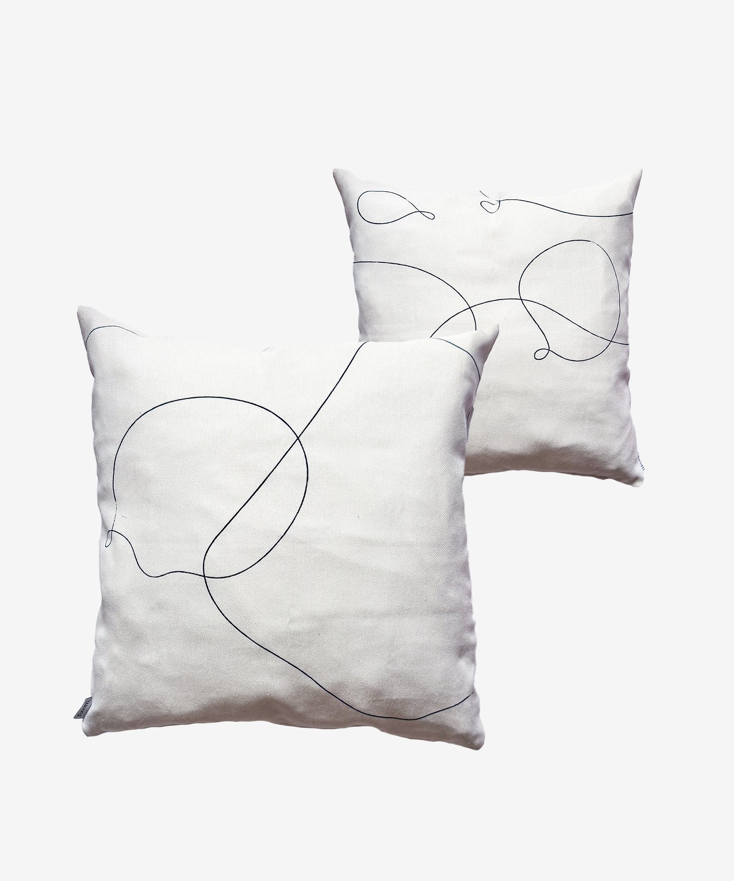 Polštář z recyklovaných PET vláken Black agua