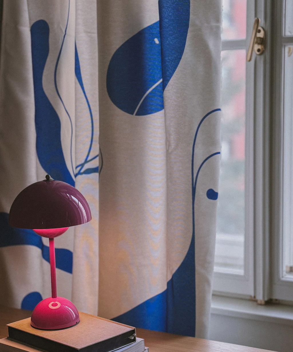 Závěsy z recyklovaných PET vláken Caras