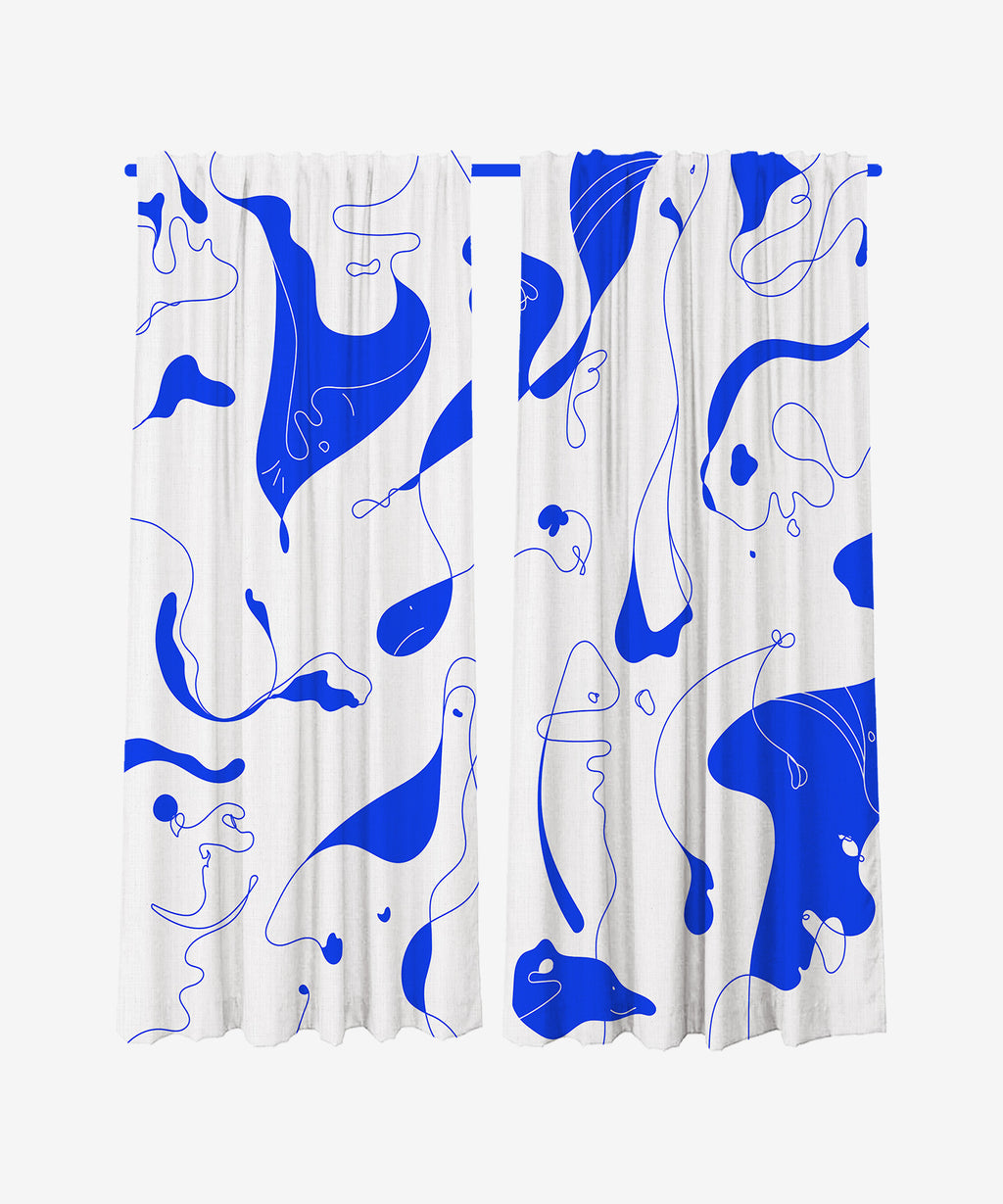 Závěsy z recyklovaných PET vláken Caras