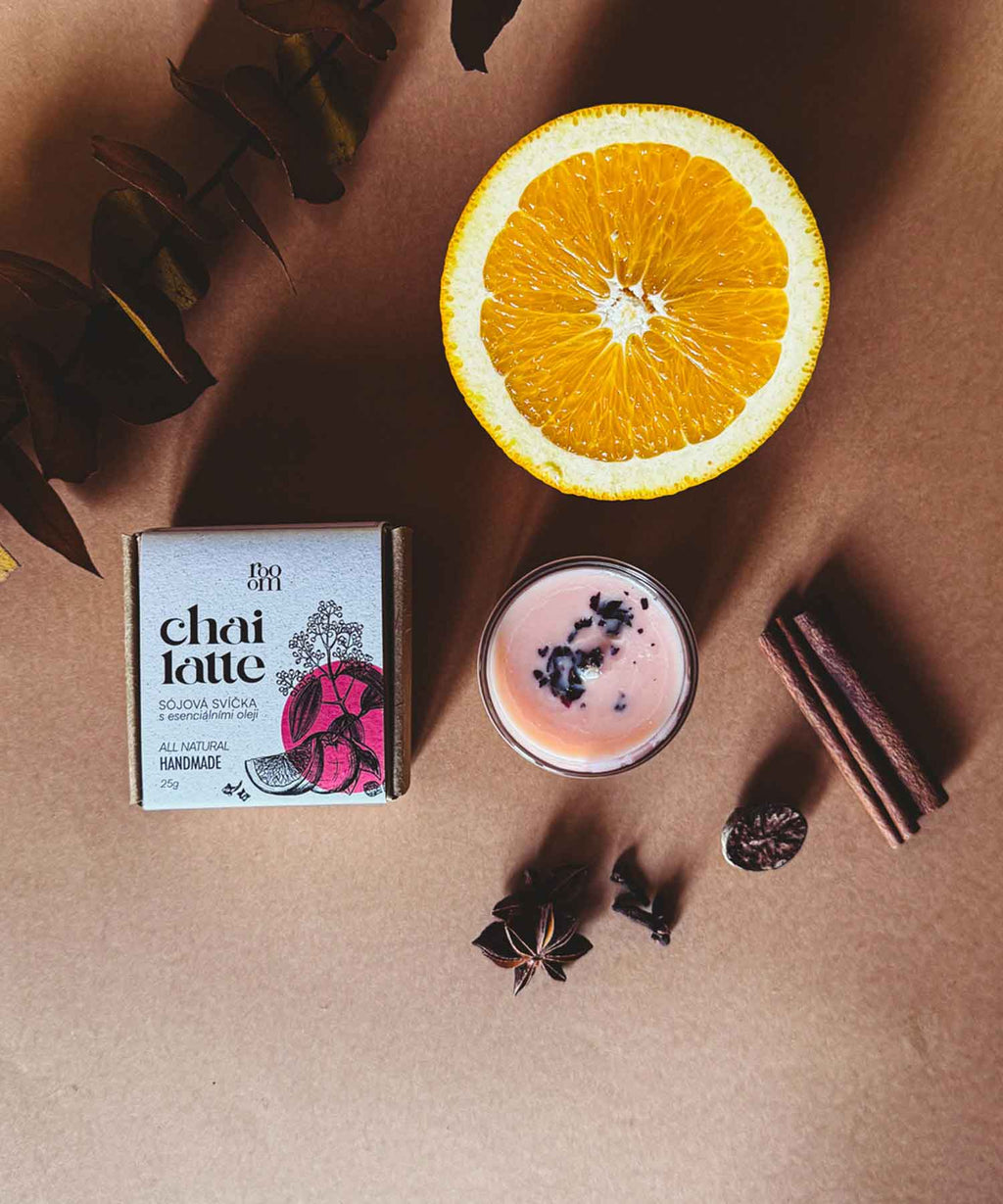 Čajová aroma svíčka