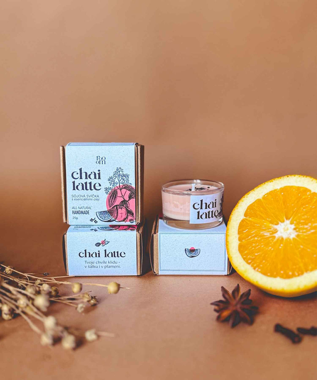 Čajová aroma svíčka