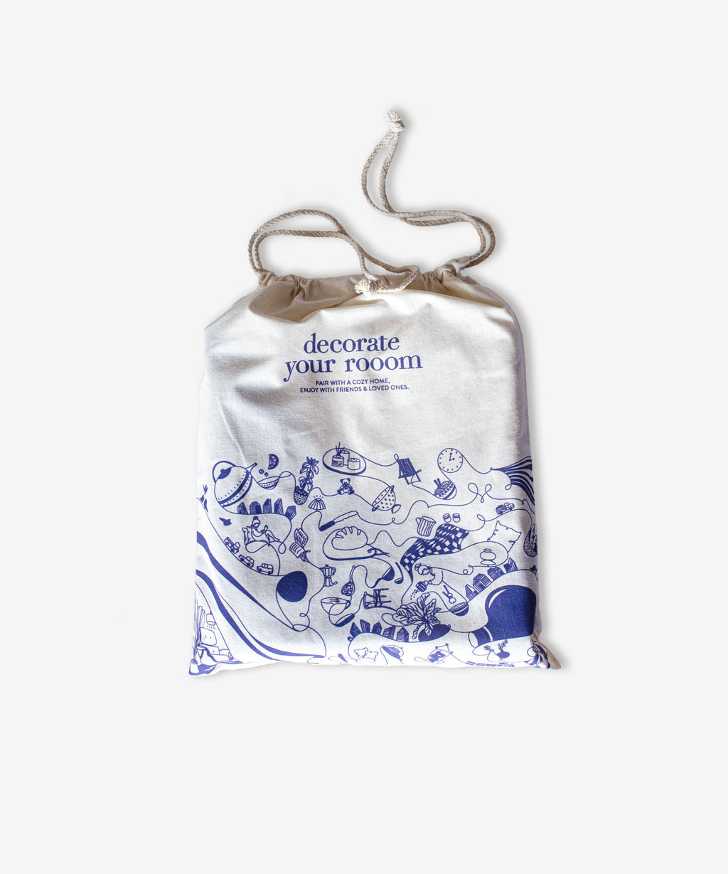 Bavlněná taška se zatahovacími šňůrkami