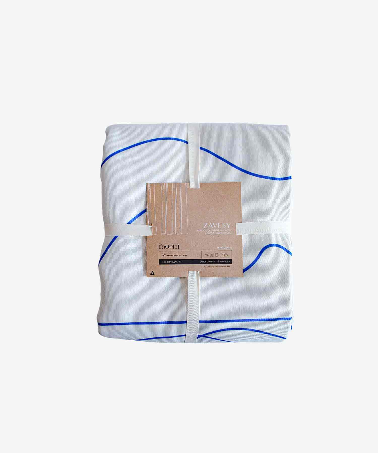 Závěsy z recyklovaných PET vláken Elinea