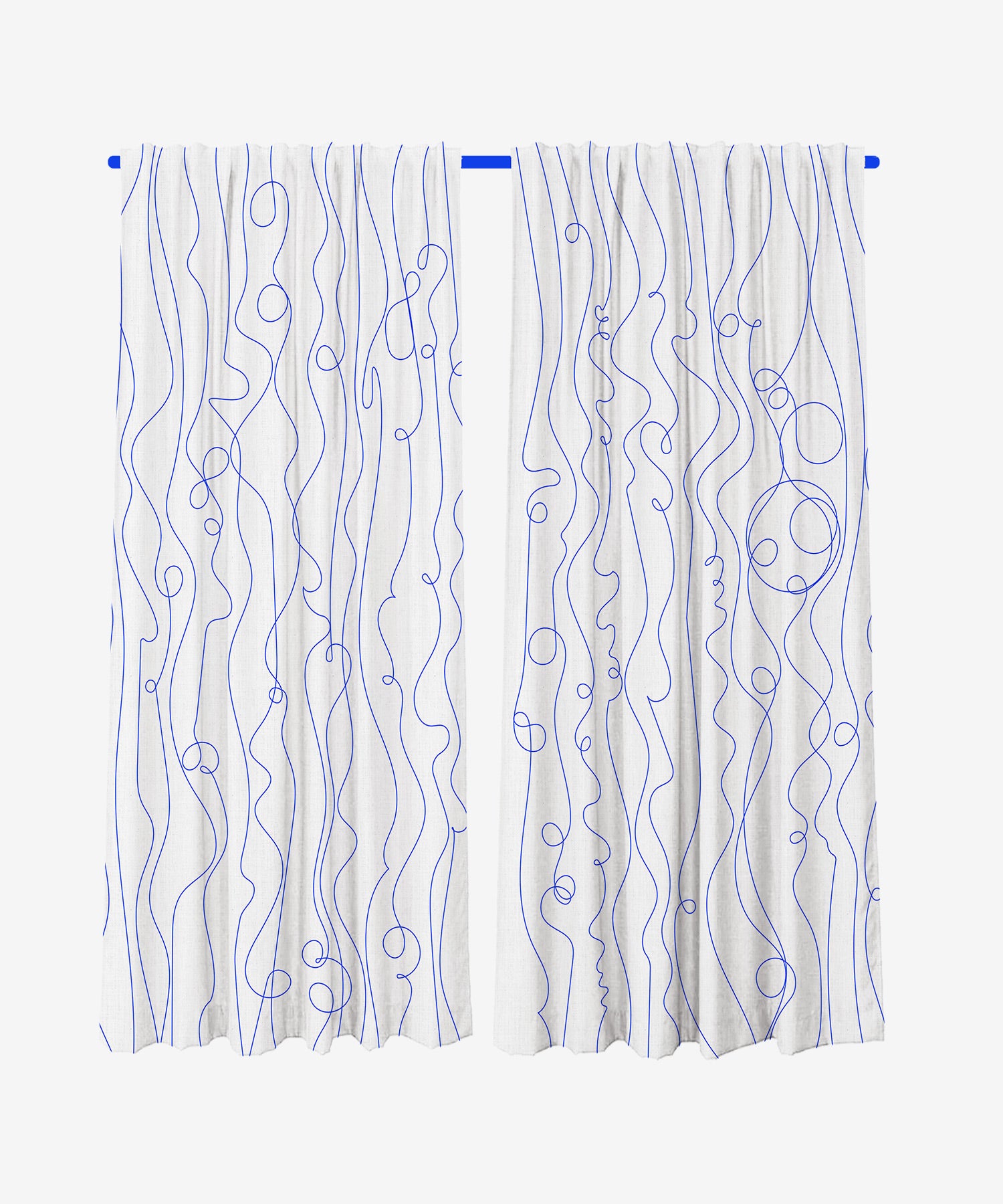 Závěsy z recyklovaných PET vláken Elinea