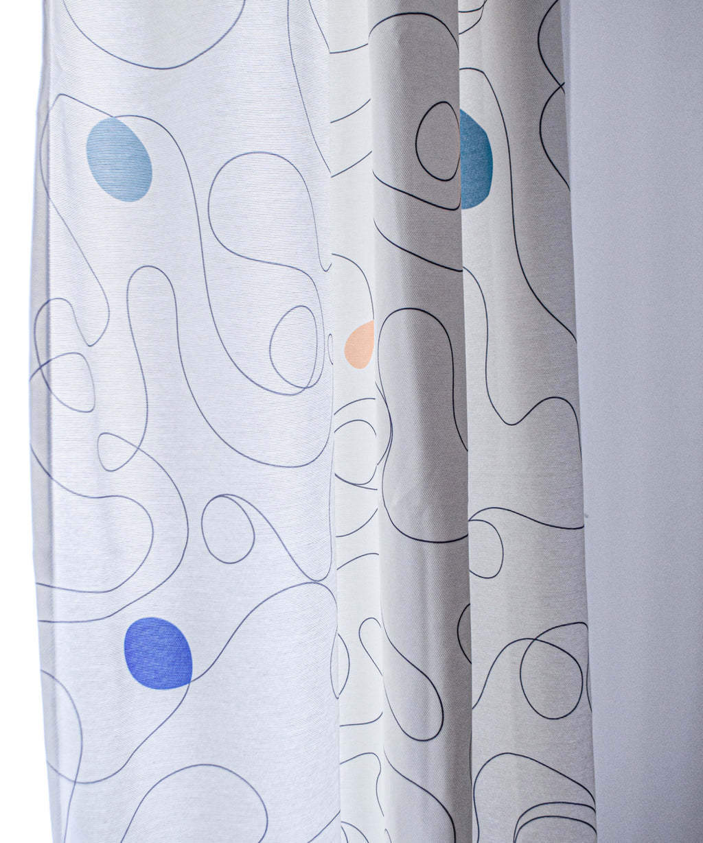 Závěsy z recyklovaných PET vláken Espejo