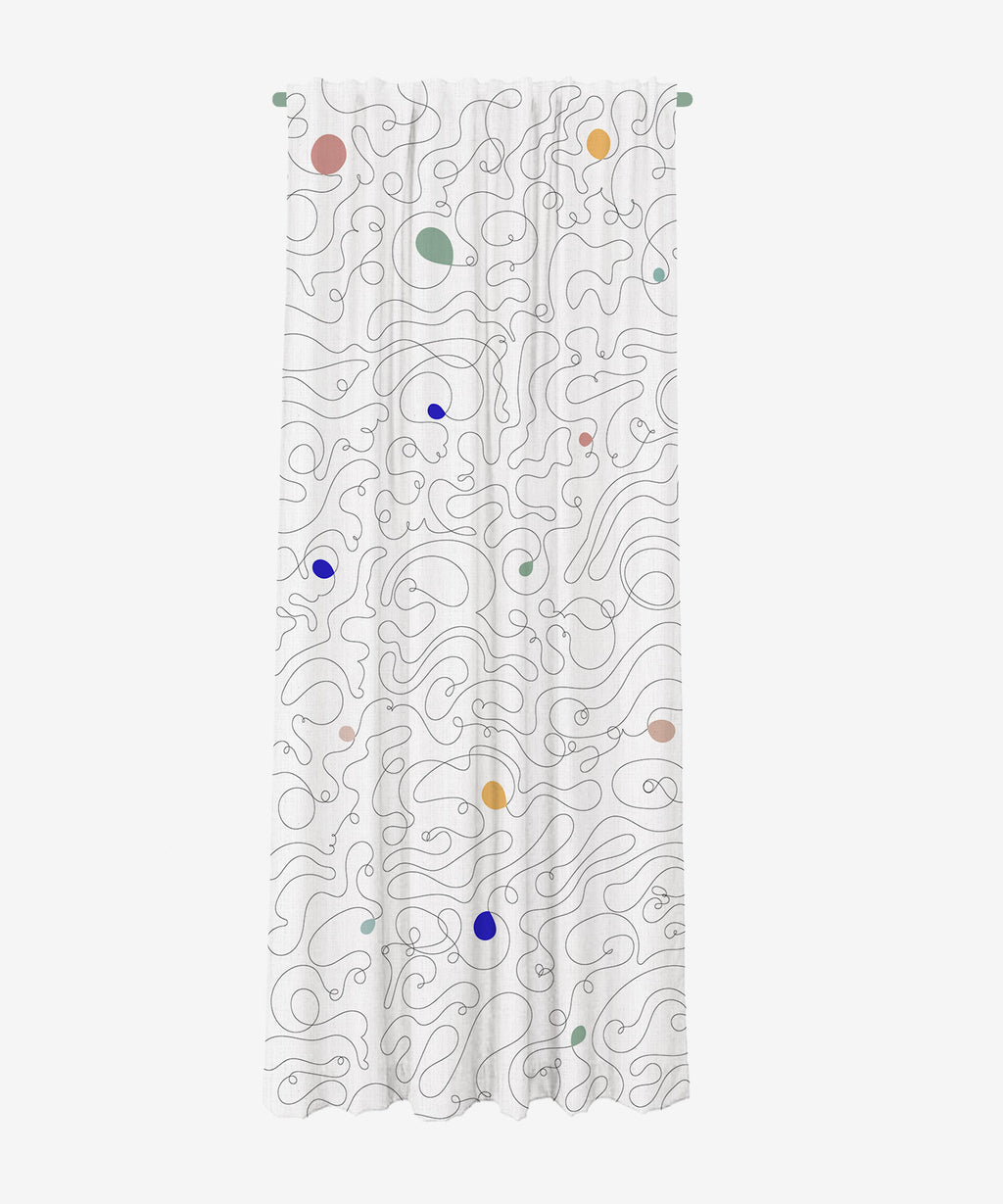 Závěsy z recyklovaných PET vláken Espejo