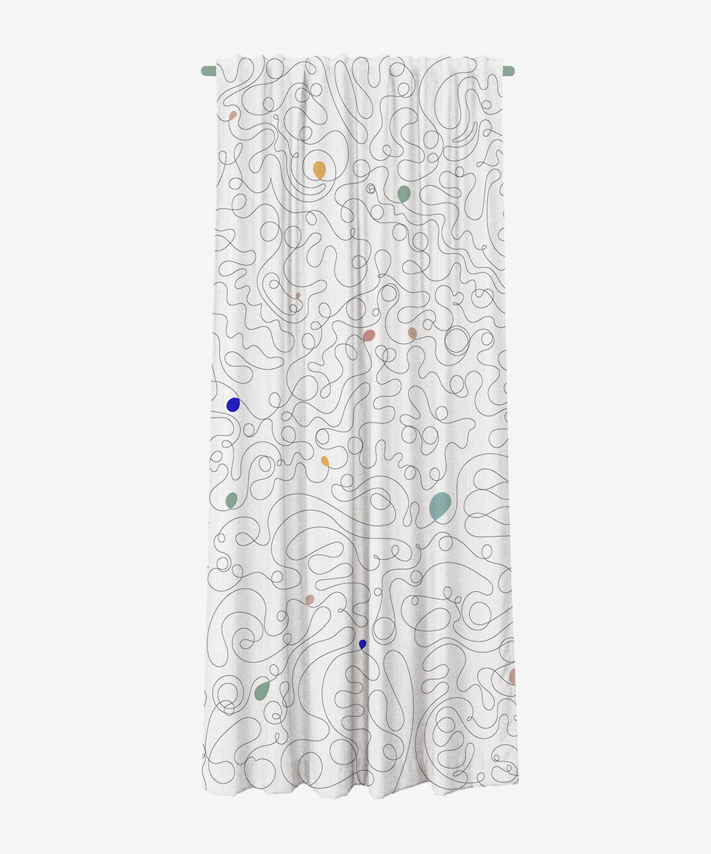 Závěsy z recyklovaných PET vláken Espejo