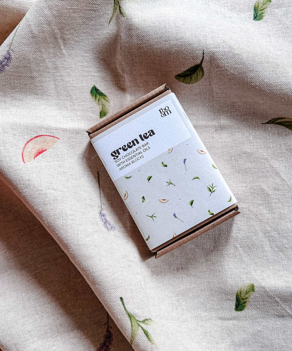 Lněná utěrka Green Tea