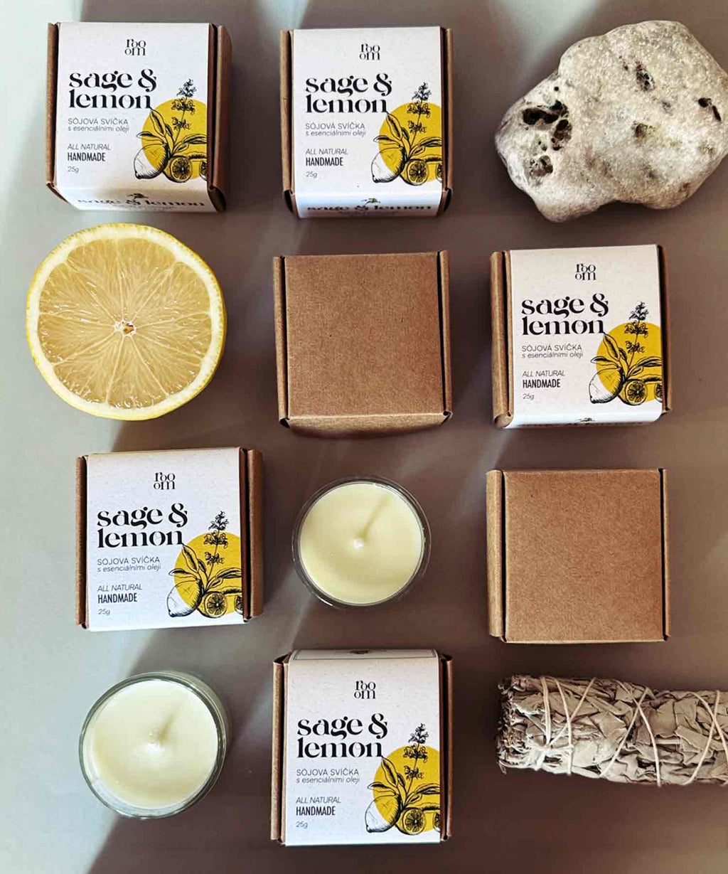 Čajová aroma svíčka