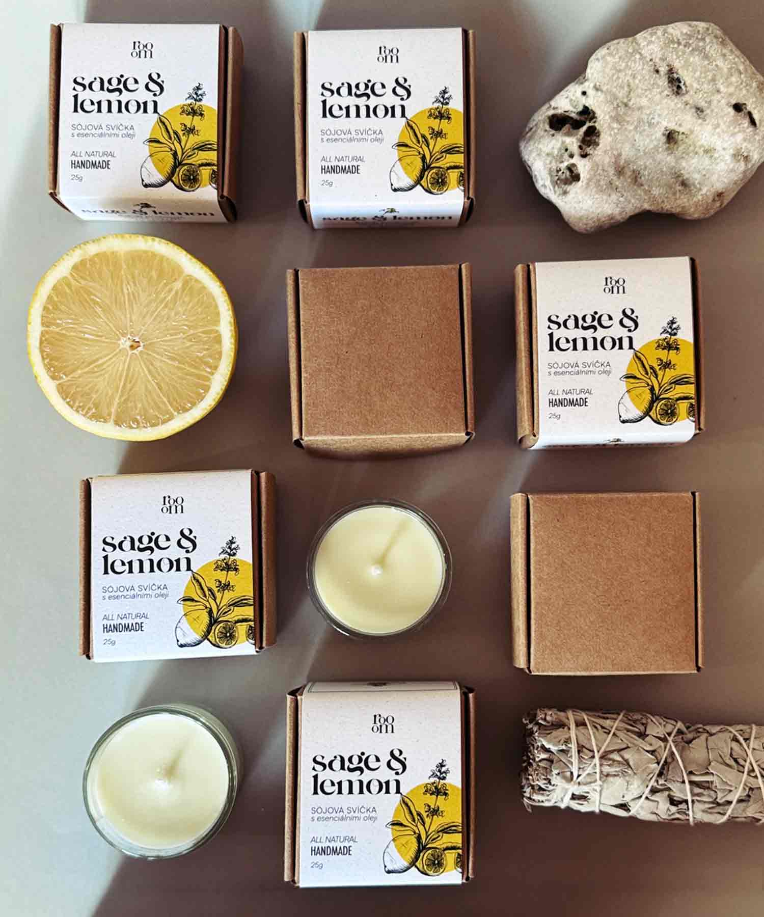 Čajová aroma svíčka