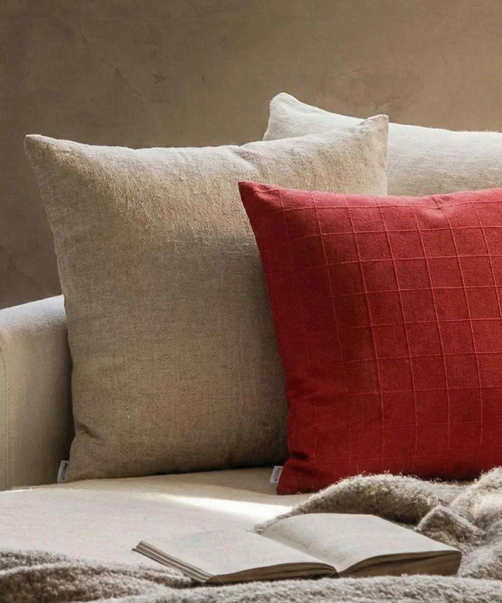 Bavlněný recyklovaný polštář Oat