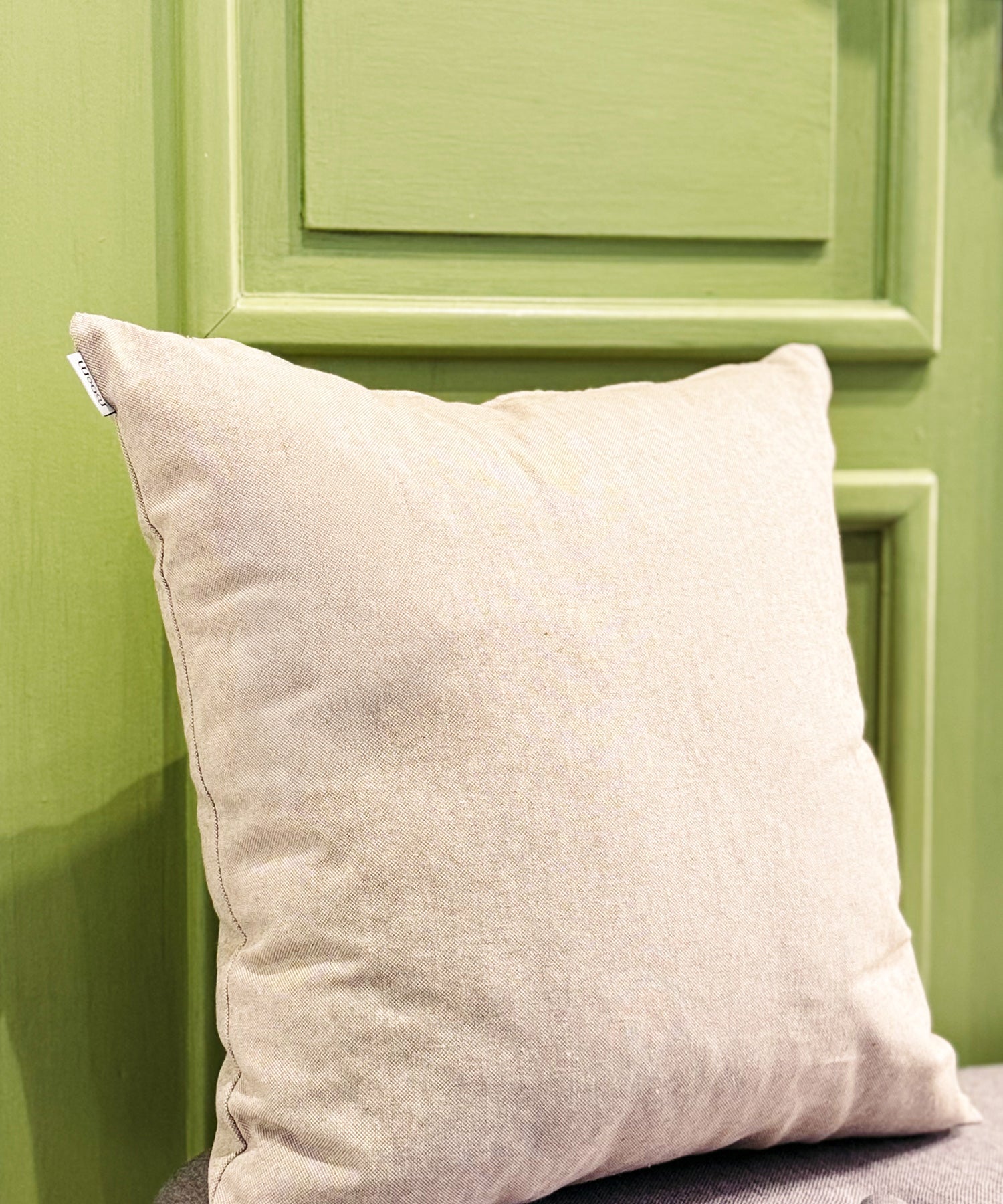 Bavlněný recyklovaný polštář Oat