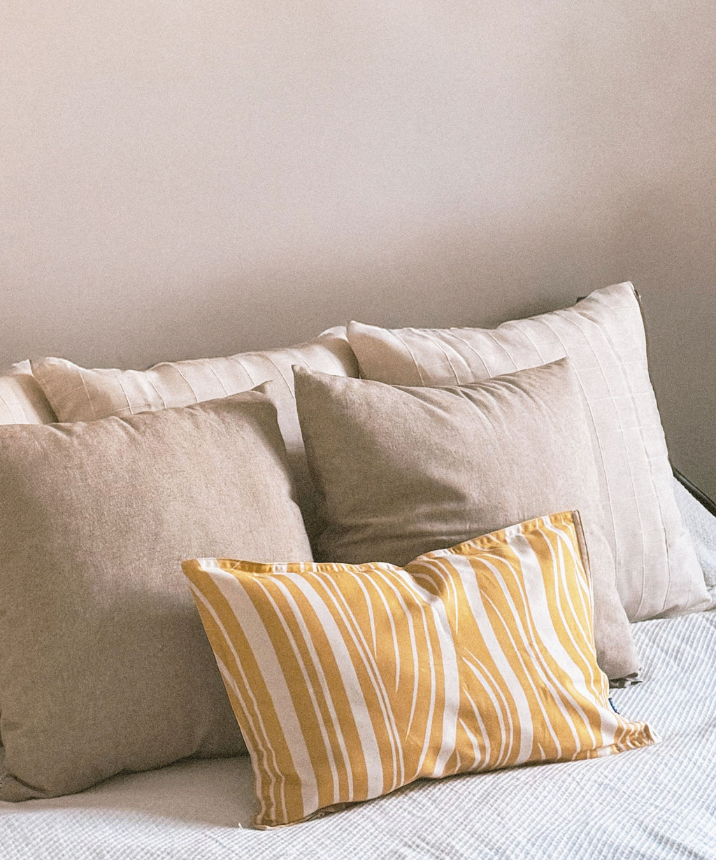 Bavlněný recyklovaný polštář Field