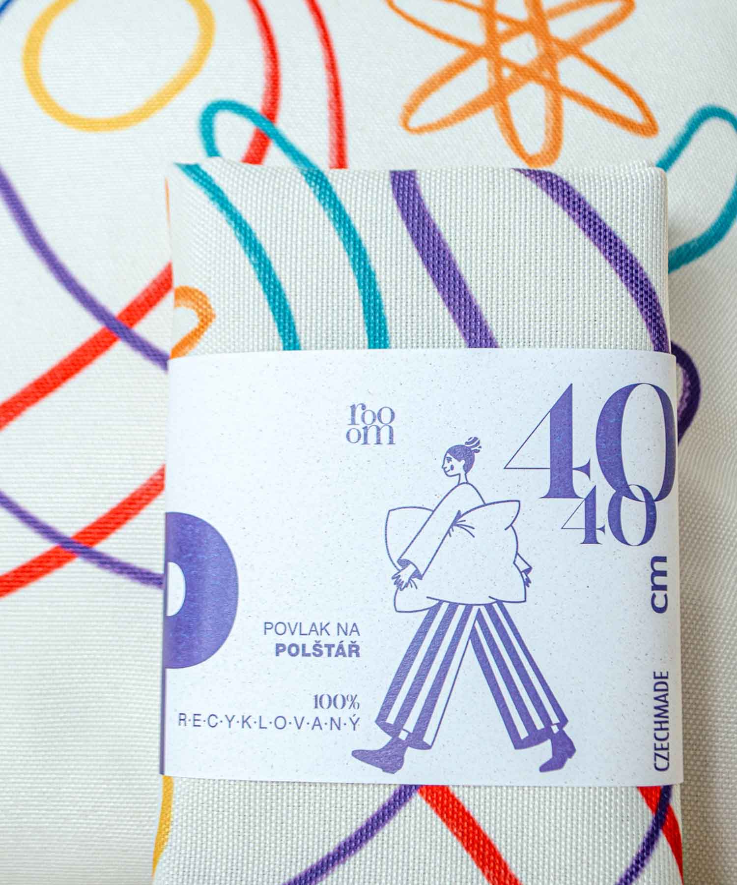 Polštář z recyklovaných PET vláken Polly