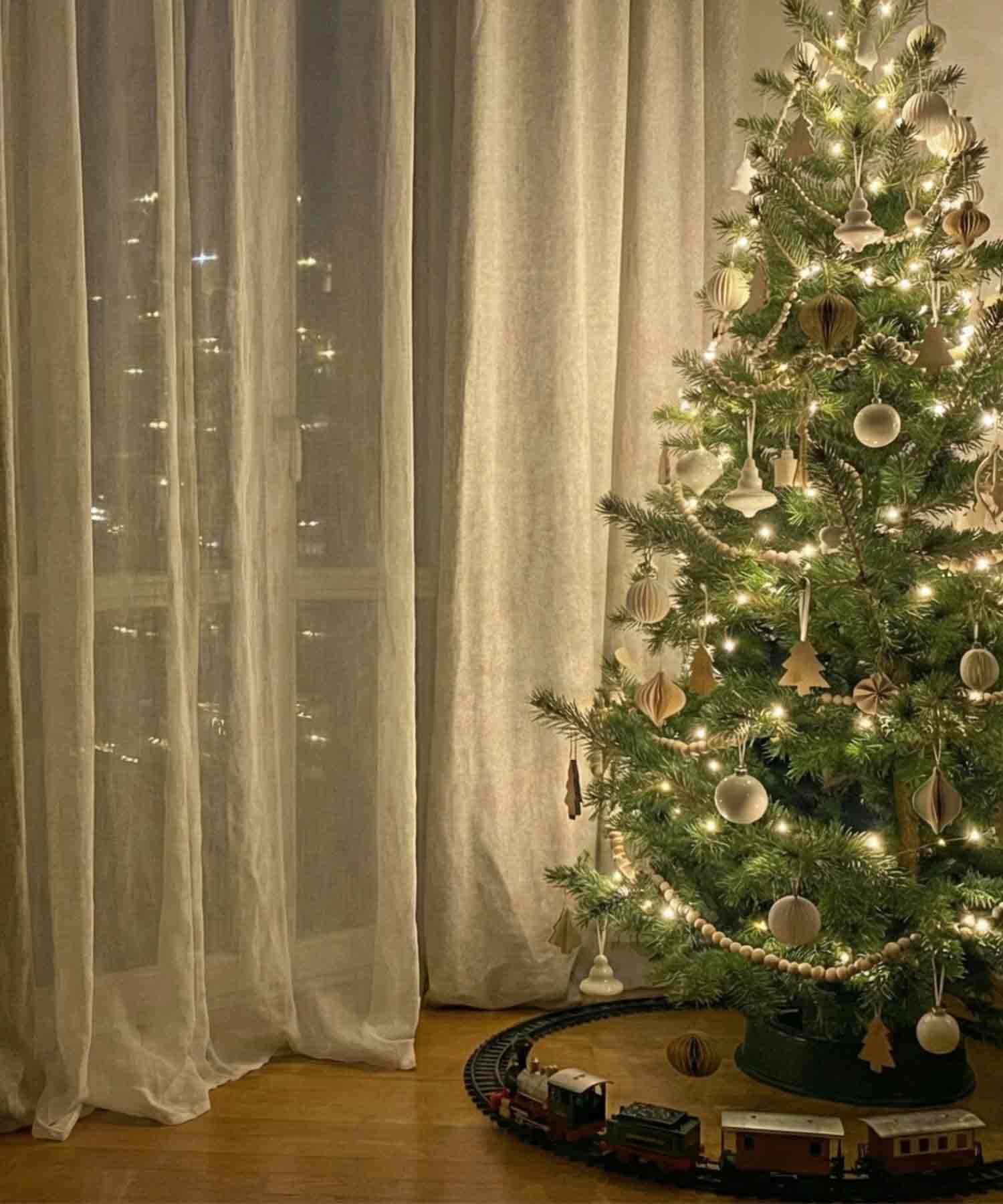 Bavlněné recyklované závěsy Pure