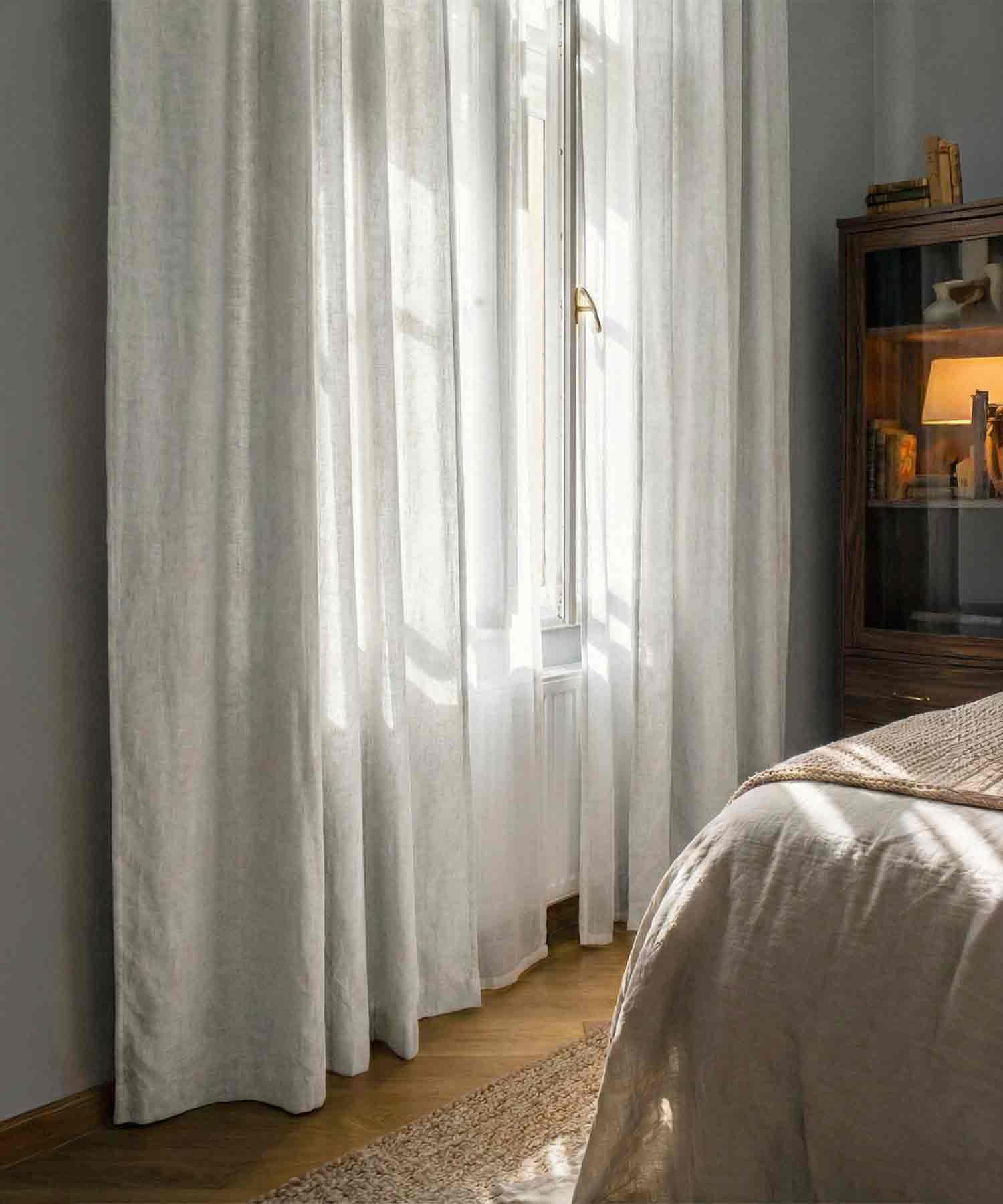 Bavlněné recyklované závěsy Pure