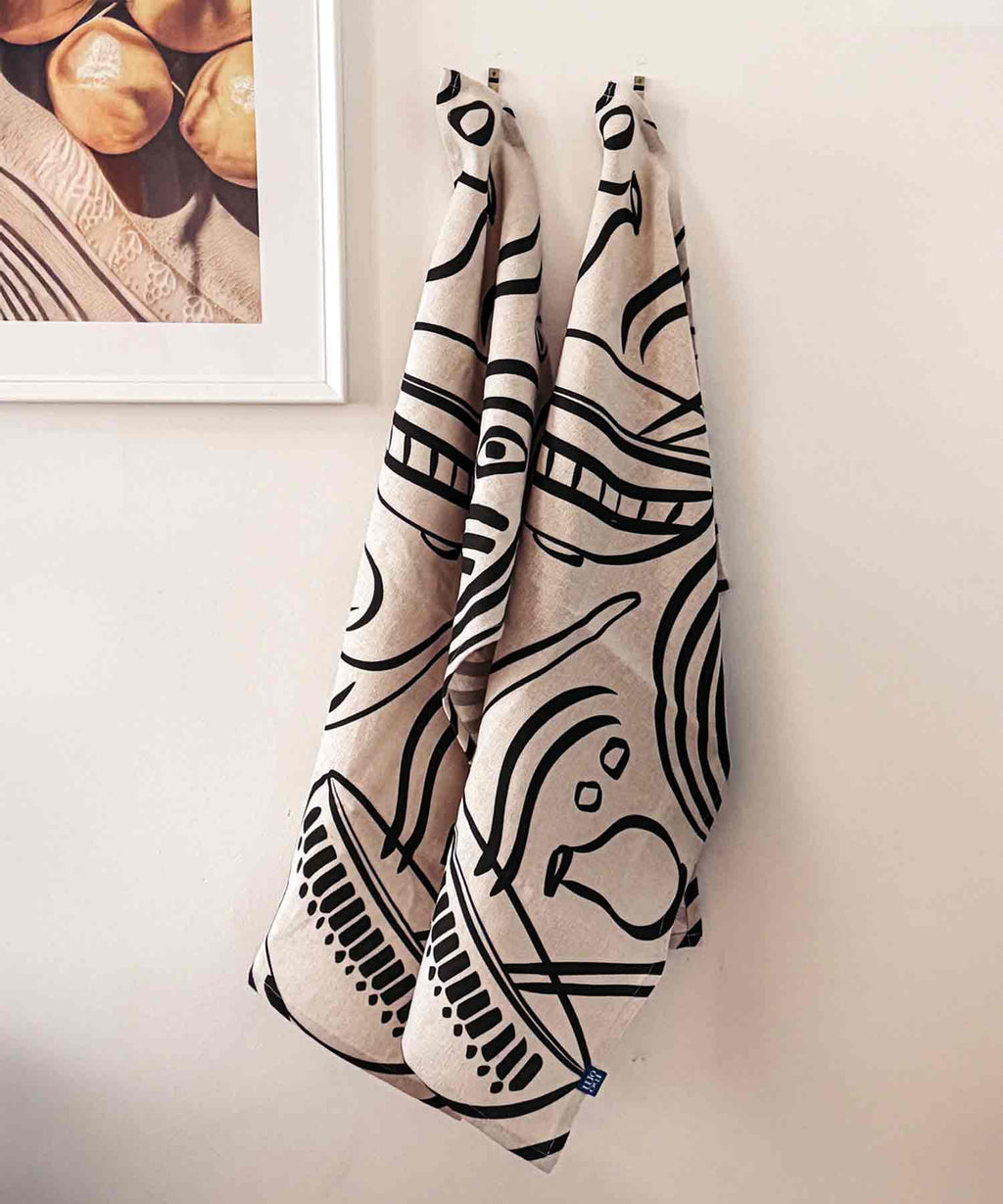 Lněná utěrka Ramen