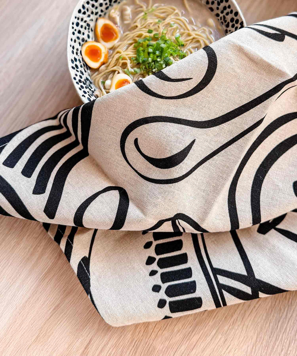 Lněná utěrka Ramen