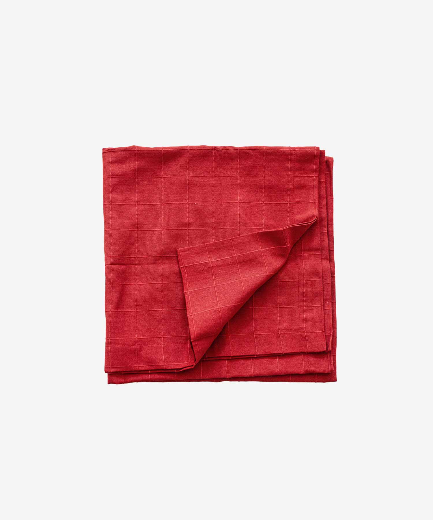 Apple - Recyklovaný ubrus s reliéfním čtvercovým vzorem