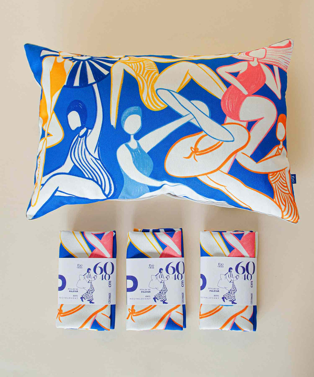 Polštář z recyklovaných PET vláken Riviere