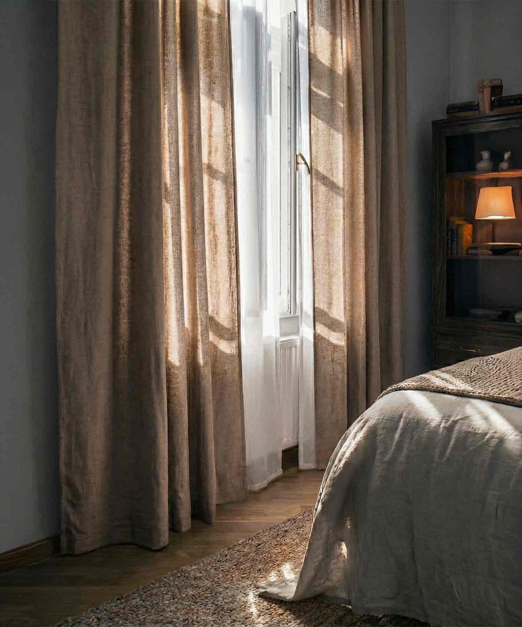 Bavlněné recyklované závěsy Rye