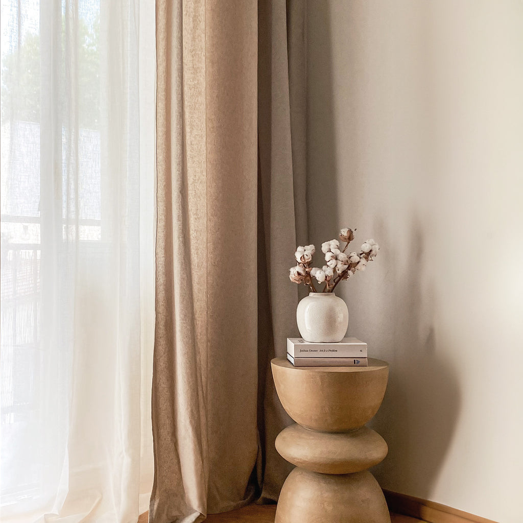 Bavlněné recyklované závěsy Rye