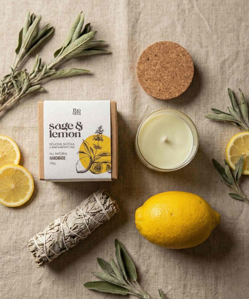 Sójová aroma svíčka