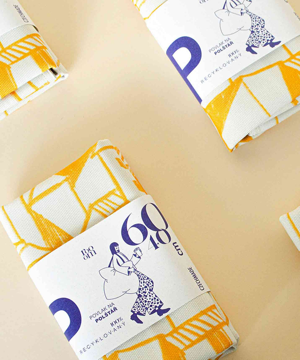 Polštář z recyklovaných PET vláken Solar