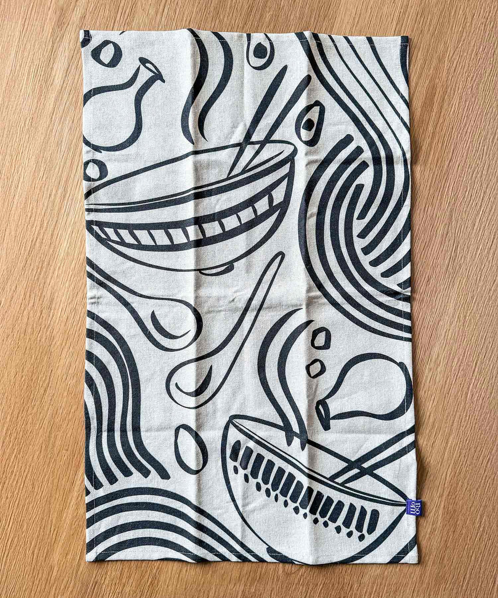 Lněná utěrka Ramen