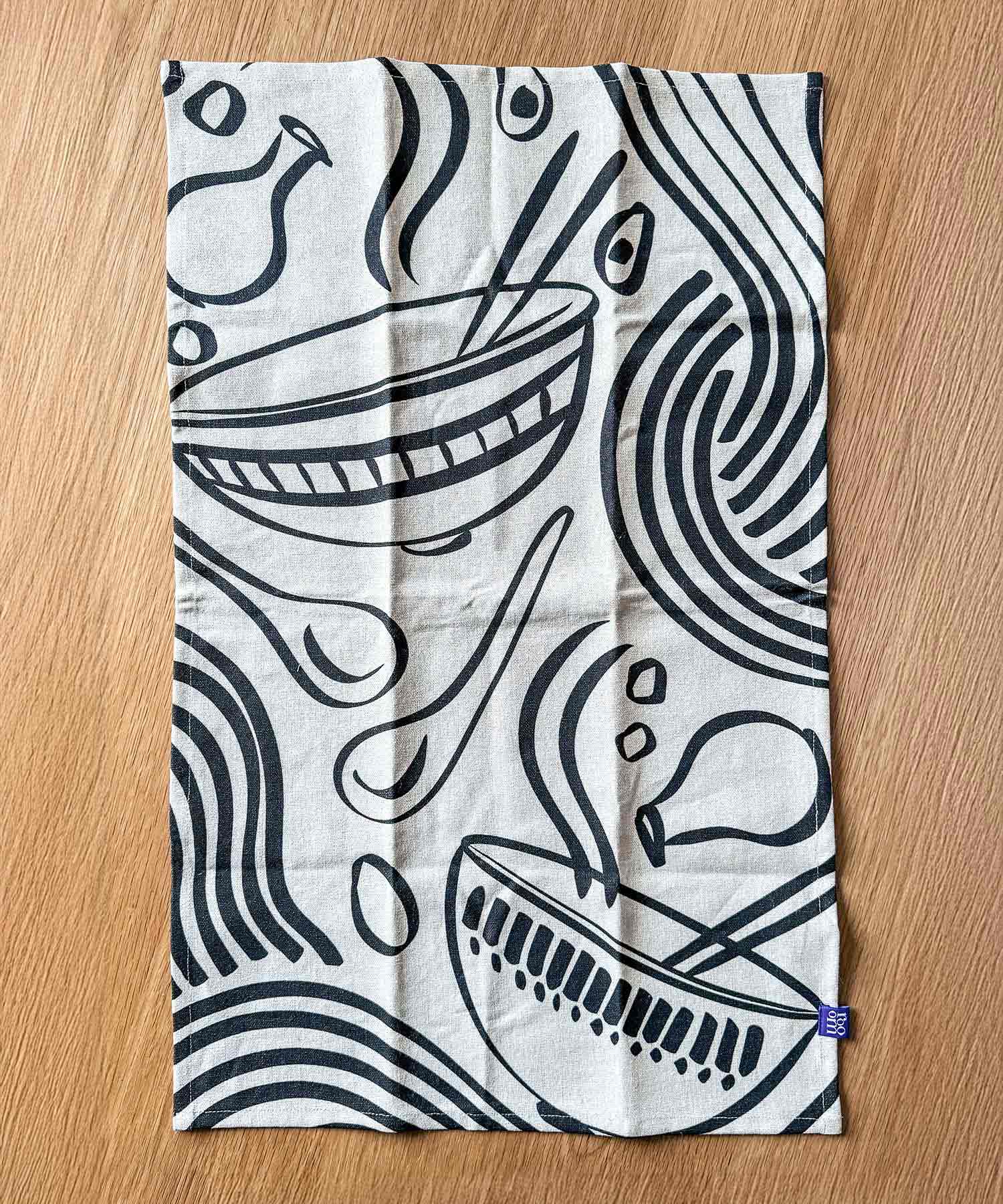 Lněná utěrka Ramen