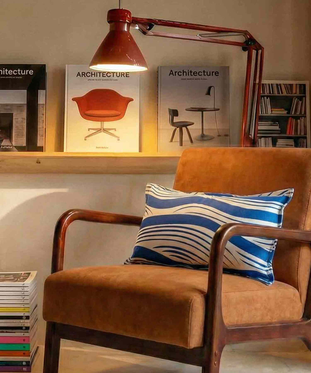 Bavlněný recyklovaný polštář Wave