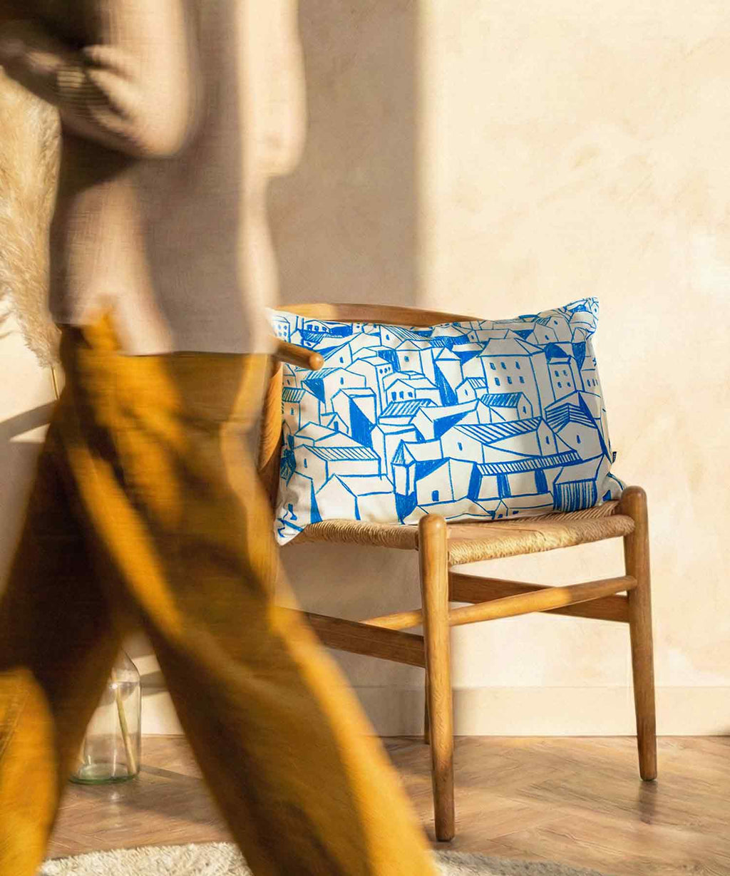 Polštář z recyklovaných PET vláken Celeste