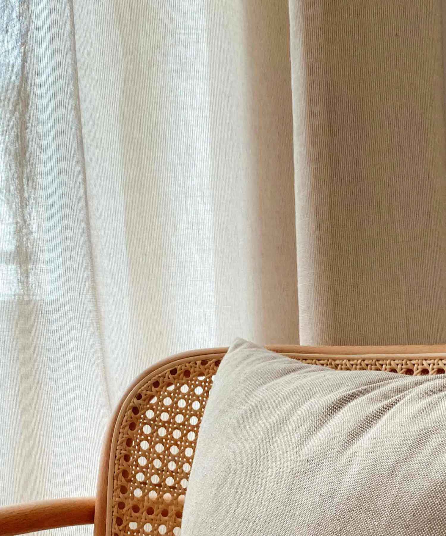 Recyklované záclony Sand