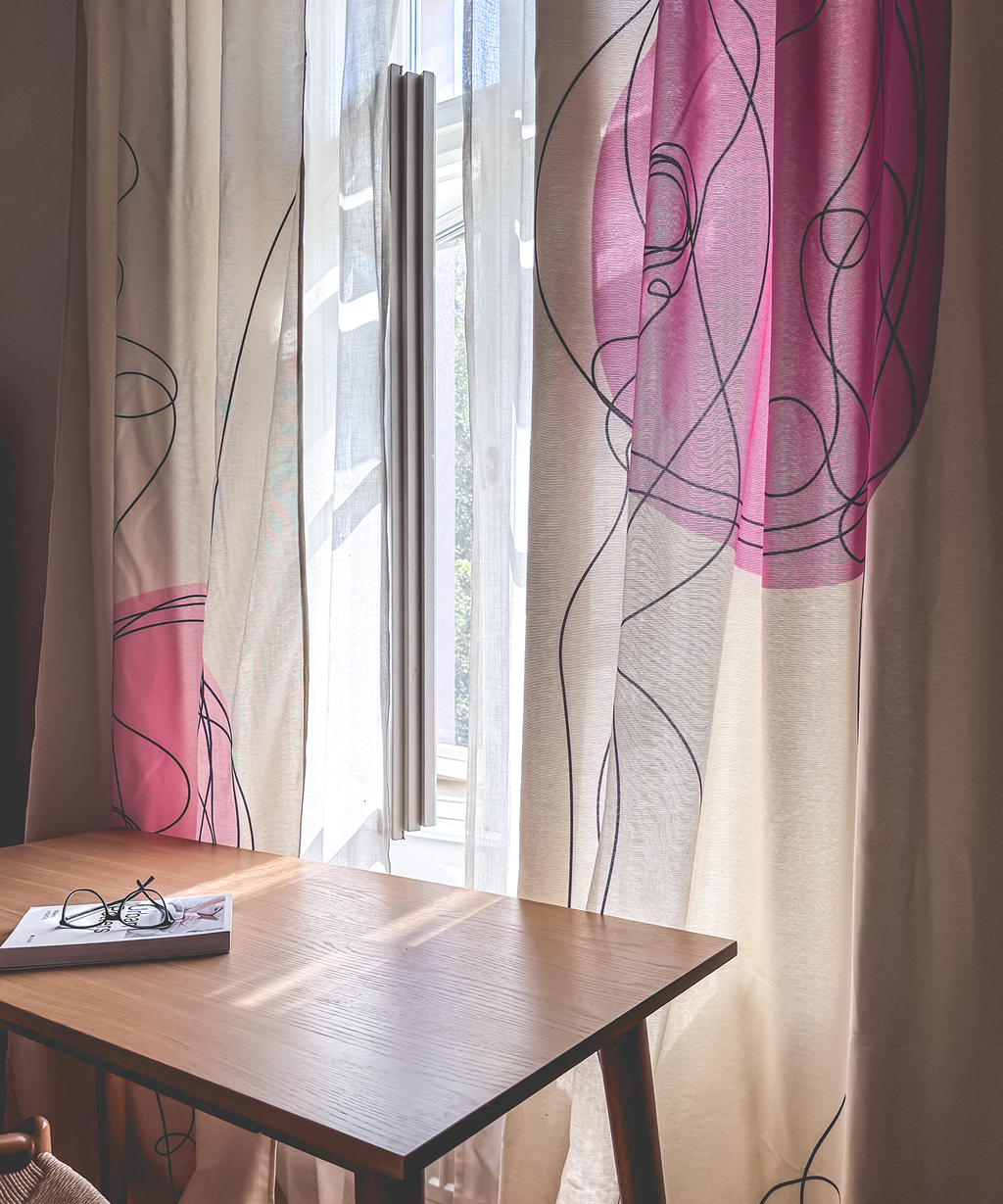 Závěsy z recyklovaných PET vláken Catalana