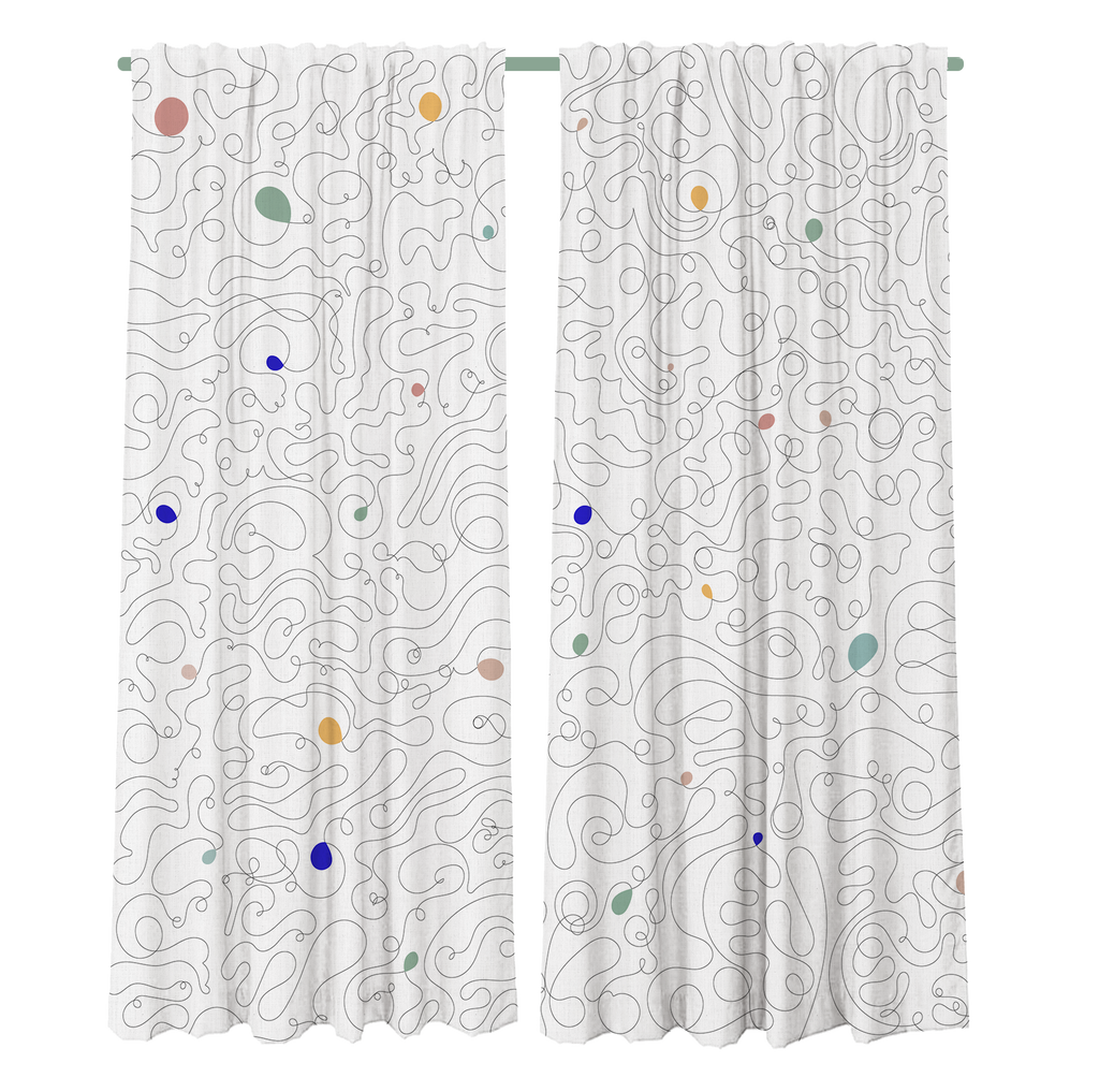 Závěsy z recyklovaných PET vláken Espejo